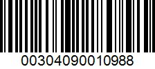 Unit of Sale NDC: 00409-0010-98